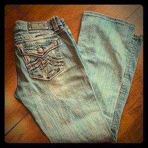Miss me distressed boot cut jeans